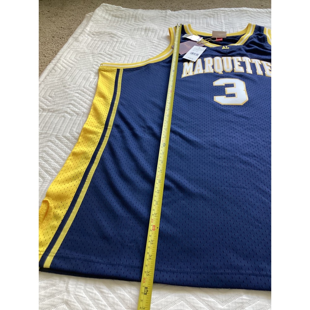 Mitchell & Ness Marquette Wade #3 Swingman Jersey 2XLT‎ Mens NWT - Picture 8 of 9